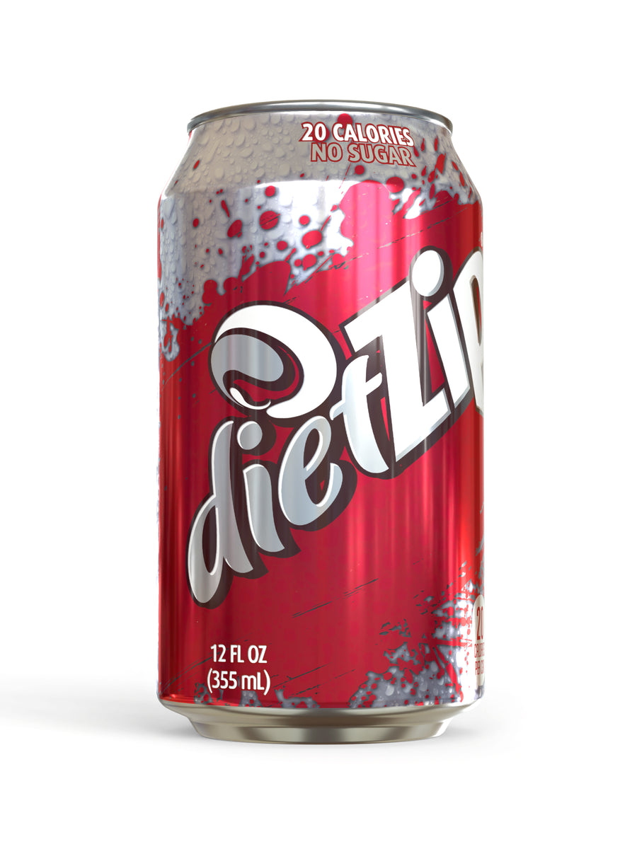 Diet Zip Soda- 12oz can – eightoeight props