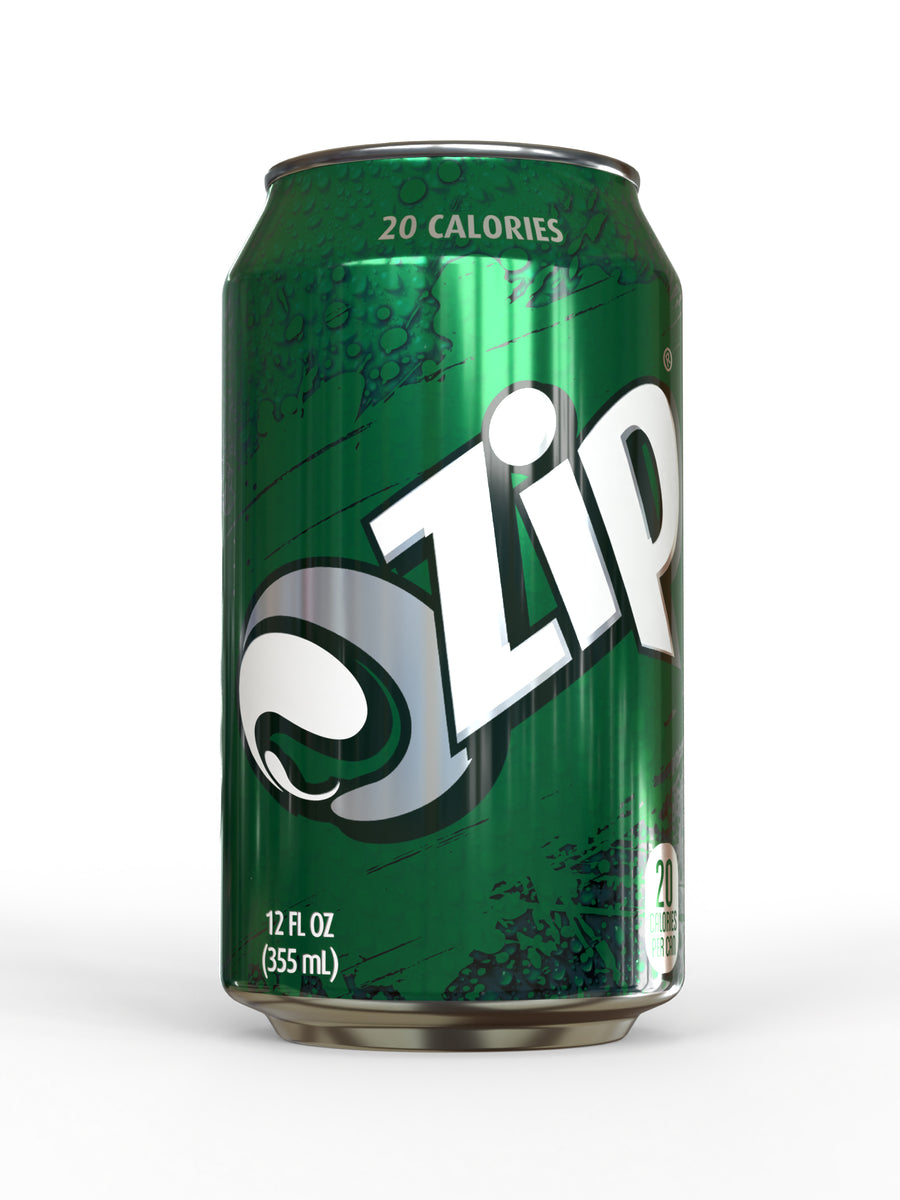 Zip (Green) Soda- 12oz can – eightoeight props