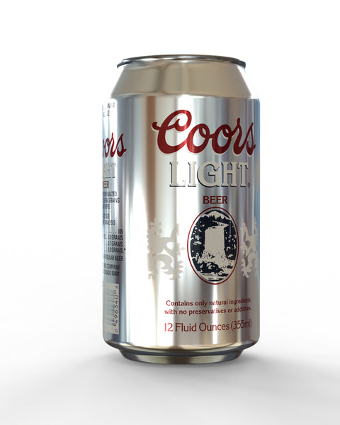 1990 Coors Light 12oz Can – eightoeight props